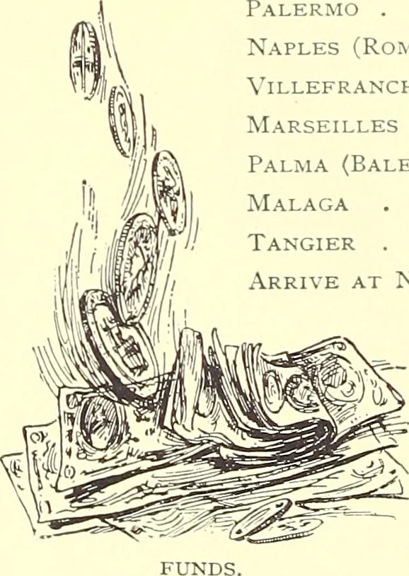 An illustration from Grand winter excursion to the Mediterranean, the Orient, and the Holy Land : including the Azores, Portugal, Spain, France, Italy, Sicily, Egypt, Palestine, Turkey, Greece, Malta, Tunis, and Algeria by the well-known fast twin-screw express steamship "La Touraine," 10,000 tons, 14,000 horse-power, length 540 feet, commander Santelli : sailing from New York, February 4th, 1896, and returning about April 5th, 1896, duration of round trip, two months, 1895, leaf 21