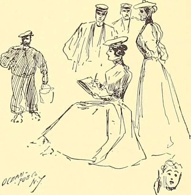 An illustration from Grand winter excursion to the Mediterranean, the Orient, and the Holy Land : including the Azores, Portugal, Spain, France, Italy, Sicily, Egypt, Palestine, Turkey, Greece, Malta, Tunis, and Algeria by the well-known fast twin-screw express steamship "La Touraine," 10,000 tons, 14,000 horse-power, length 540 feet, commander Santelli : sailing from New York, February 4th, 1896, and returning about April 5th, 1896, duration of round trip, two months, 1895, leaf 30