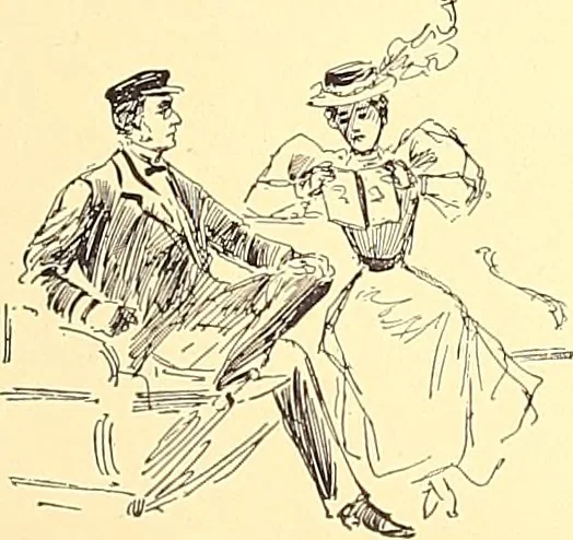 An illustration from Grand winter excursion to the Mediterranean, the Orient, and the Holy Land : including the Azores, Portugal, Spain, France, Italy, Sicily, Egypt, Palestine, Turkey, Greece, Malta, Tunis, and Algeria by the well-known fast twin-screw express steamship "La Touraine," 10,000 tons, 14,000 horse-power, length 540 feet, commander Santelli : sailing from New York, February 4th, 1896, and returning about April 5th, 1896, duration of round trip, two months, 1895, leaf 34