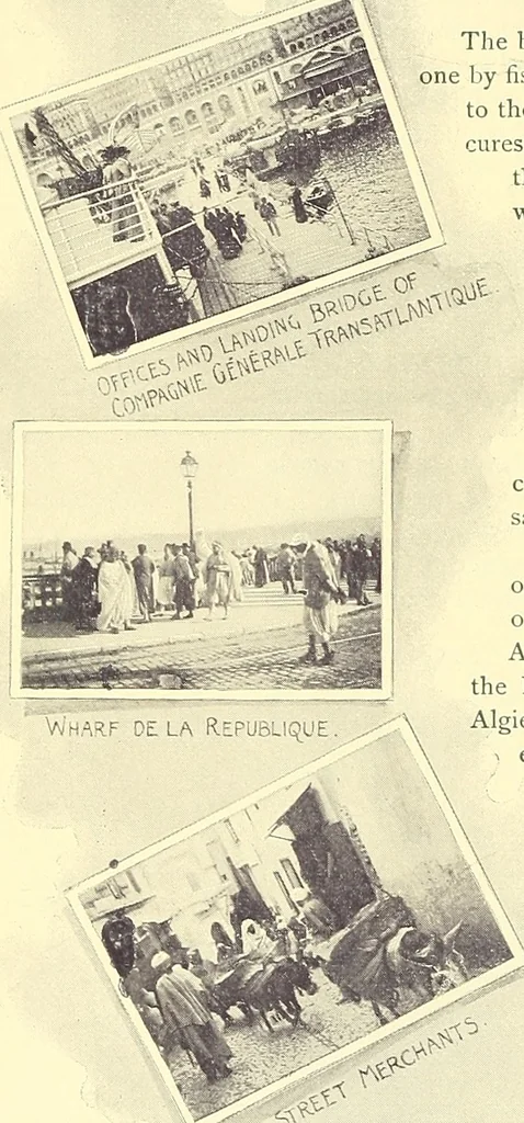 An illustration from Grand winter excursion to the Mediterranean, the Orient, and the Holy Land : including the Azores, Portugal, Spain, France, Italy, Sicily, Egypt, Palestine, Turkey, Greece, Malta, Tunis, and Algeria by the well-known fast twin-screw express steamship "La Touraine," 10,000 tons, 14,000 horse-power, length 540 feet, commander Santelli : sailing from New York, February 4th, 1896, and returning about April 5th, 1896, duration of round trip, two months, 1895, leaf 41