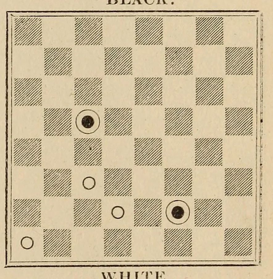 An illustration from The Granite state checker series .., 1889, leaf 55