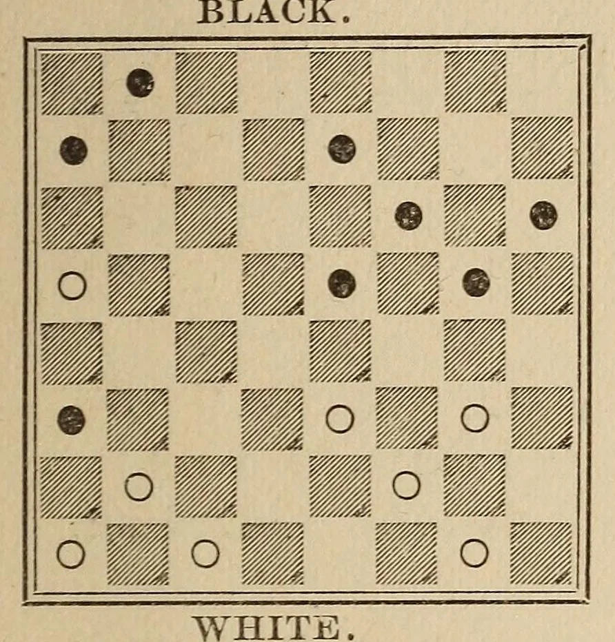 An illustration from The Granite state checker series .., 1889, leaf 57