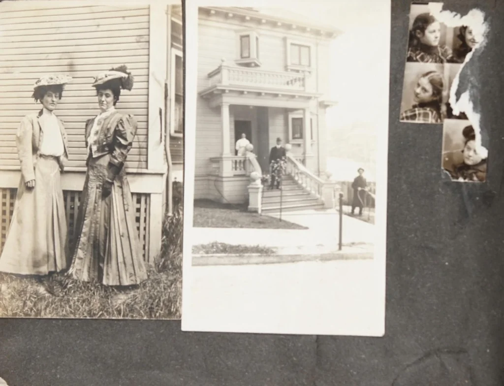An illustration from 1918 Grant Family Photo Album, 1918, leaf 16