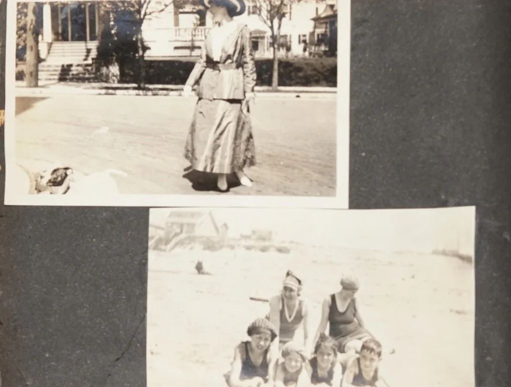 An illustration from 1918 Grant Family Photo Album, 1918, leaf 36