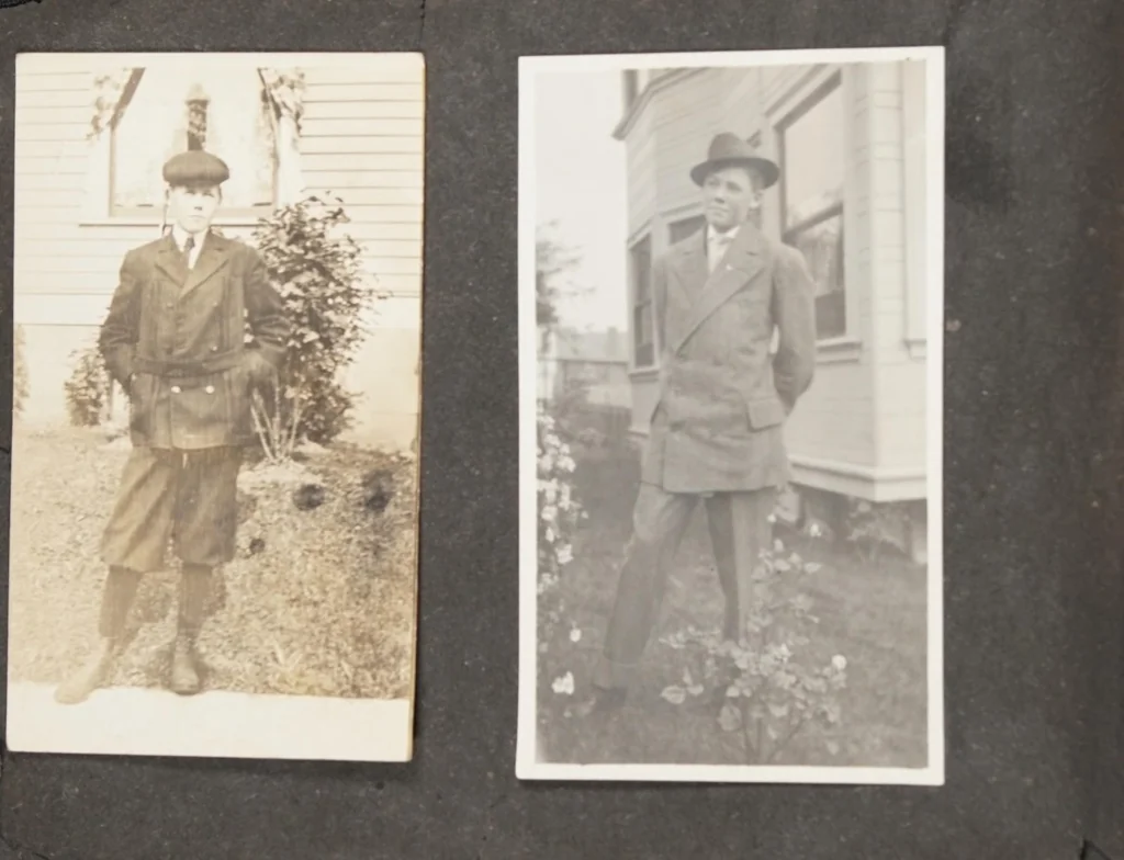 An illustration from 1918 Grant Family Photo Album, 1918, leaf 4