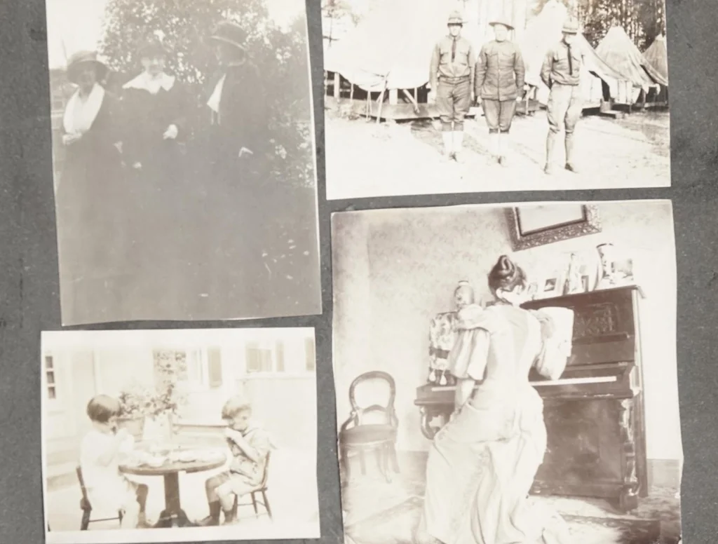 An illustration from 1918 Grant Family Photo Album, 1918, leaf 41