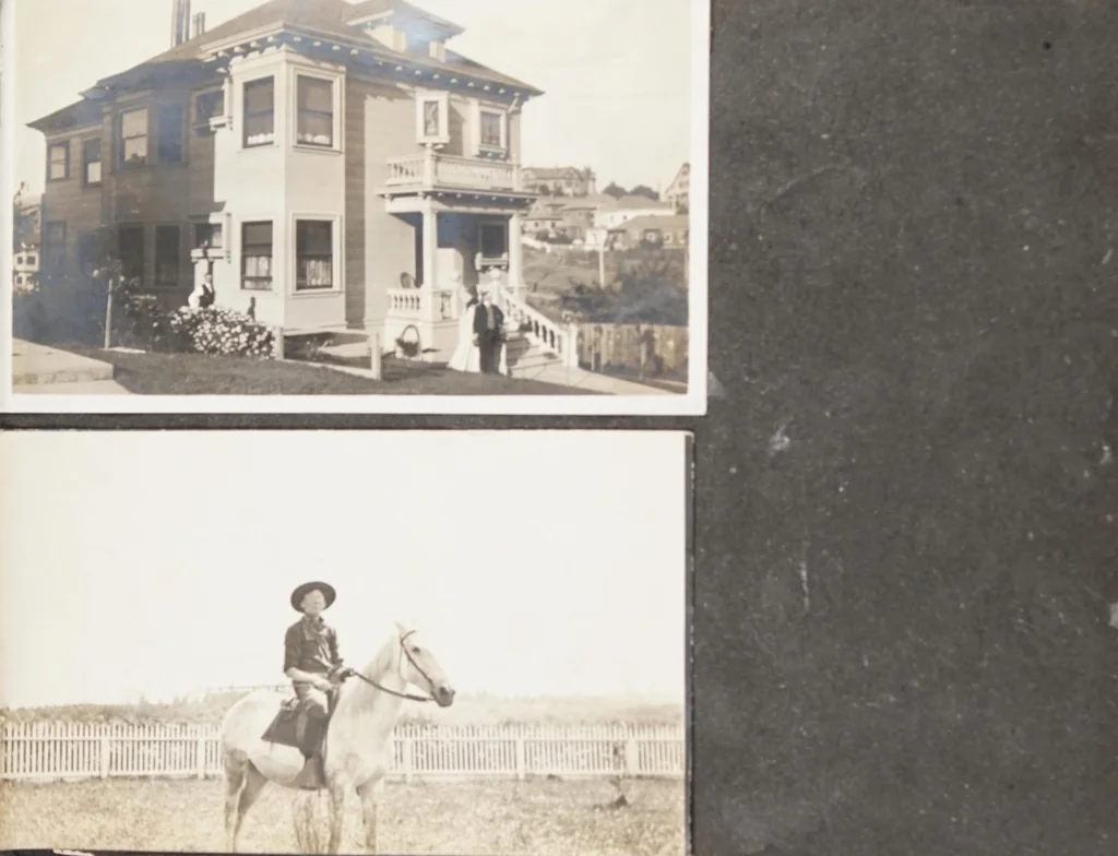 An illustration from 1918 Grant Family Photo Album, 1918, leaf 8