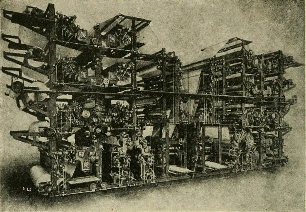 An illustration from The graphic arts; modern men and modern methods, 1921, leaf 149
