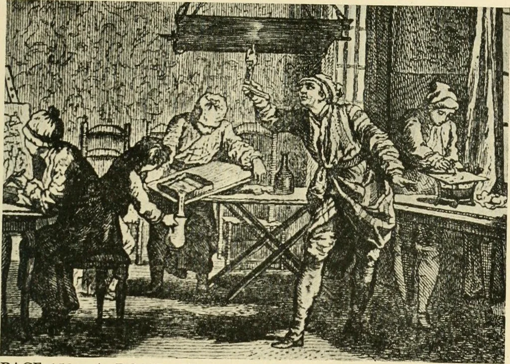 An illustration from The graphic arts; modern men and modern methods, 1921, leaf 172