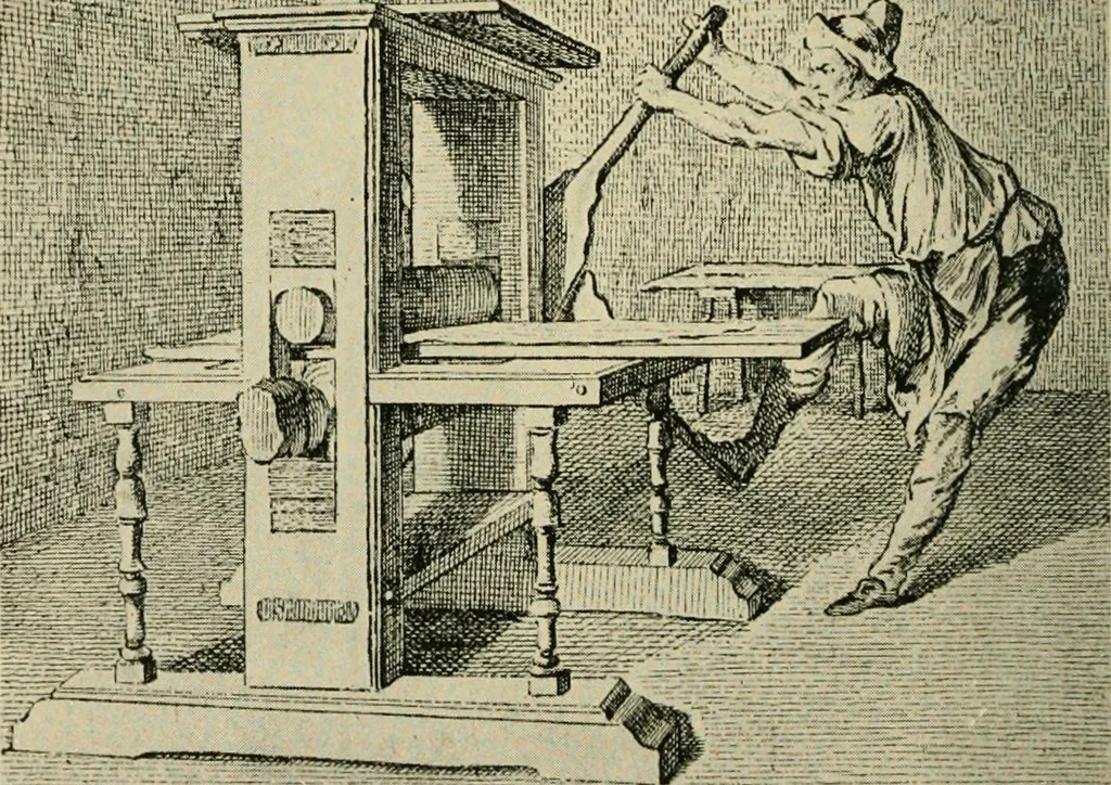 An illustration from The graphic arts; modern men and modern methods, 1921, leaf 173