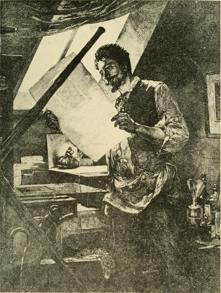 An illustration from The graphic arts; modern men and modern methods, 1921, leaf 208