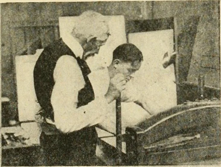 An illustration from The graphic arts; modern men and modern methods, 1921, leaf 294