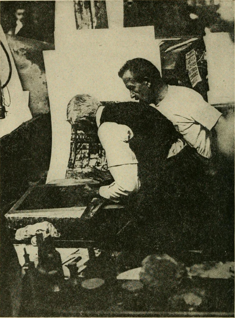 An illustration from The graphic arts; modern men and modern methods, 1921, leaf 307