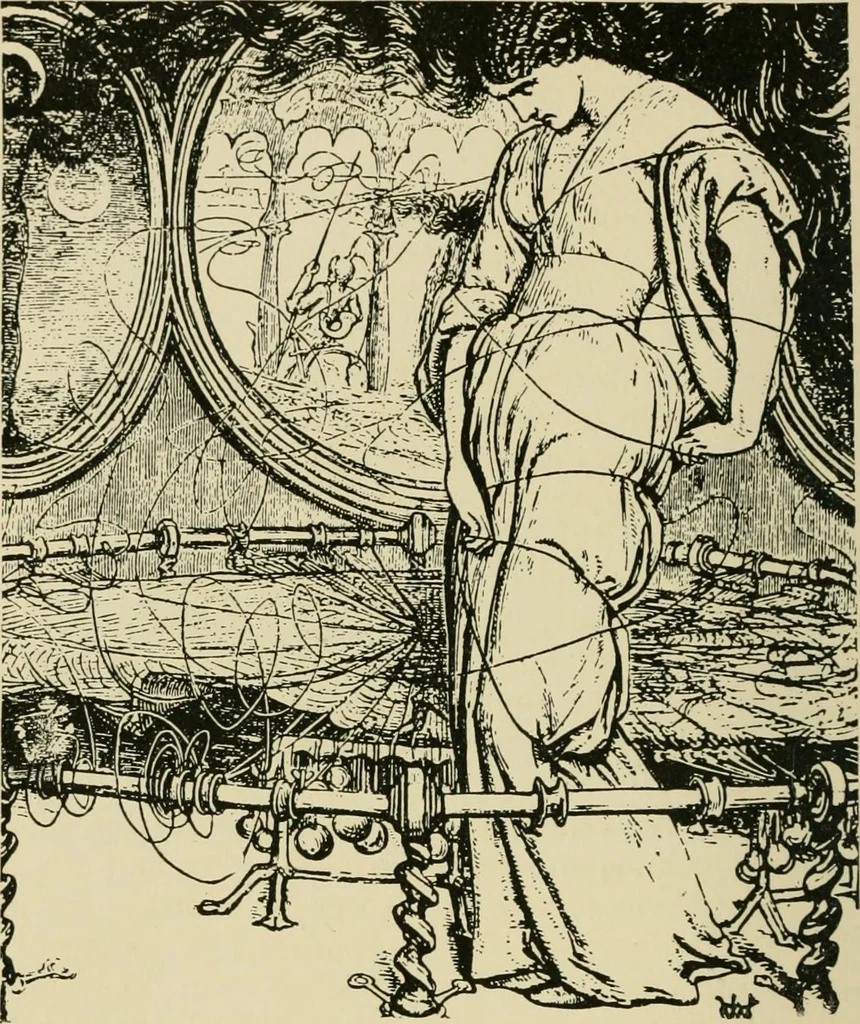 An illustration from The graphic arts; modern men and modern methods, 1921, leaf 57