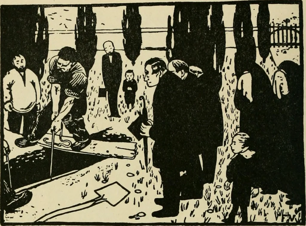 An illustration from The graphic arts; modern men and modern methods, 1921, leaf 95