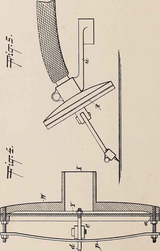 An illustration from [Graphophone patents], 1878, leaf 110