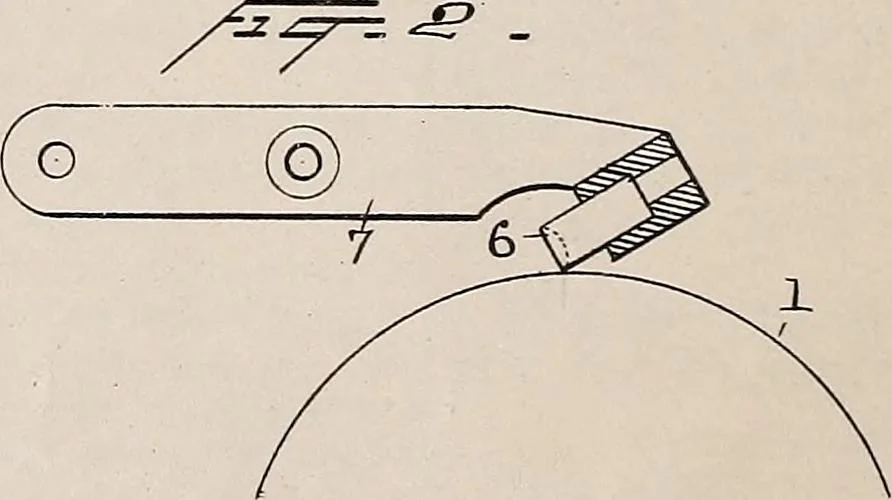 An illustration from [Graphophone patents], 1878, leaf 154