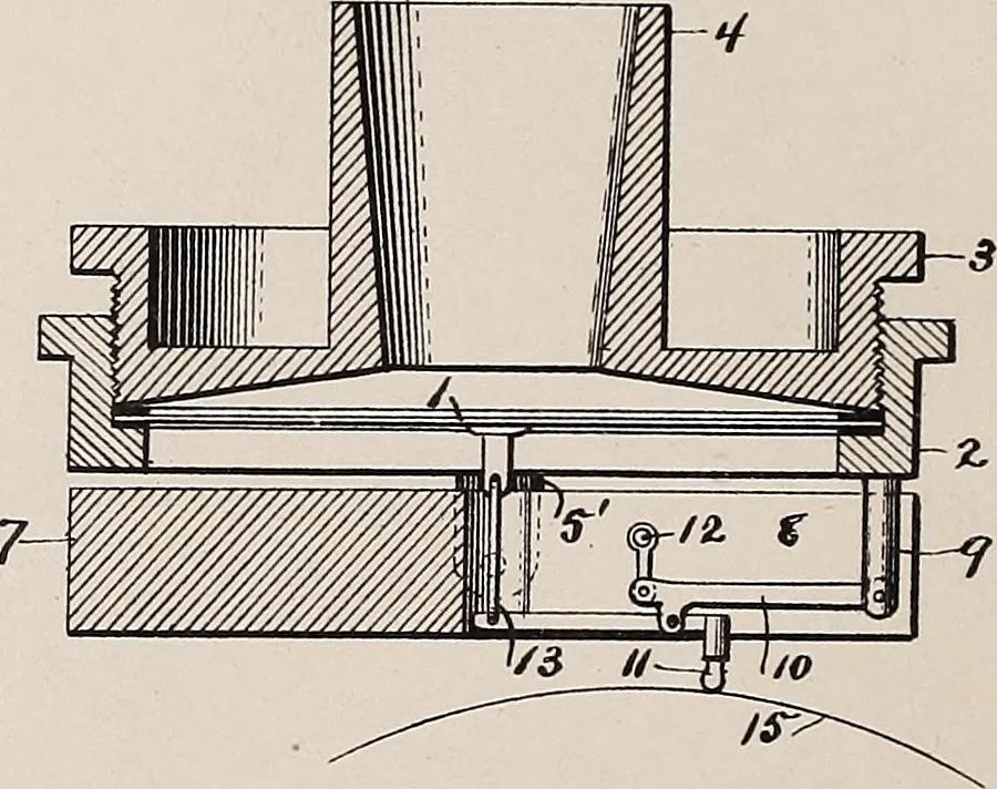 An illustration from [Graphophone patents], 1878, leaf 162