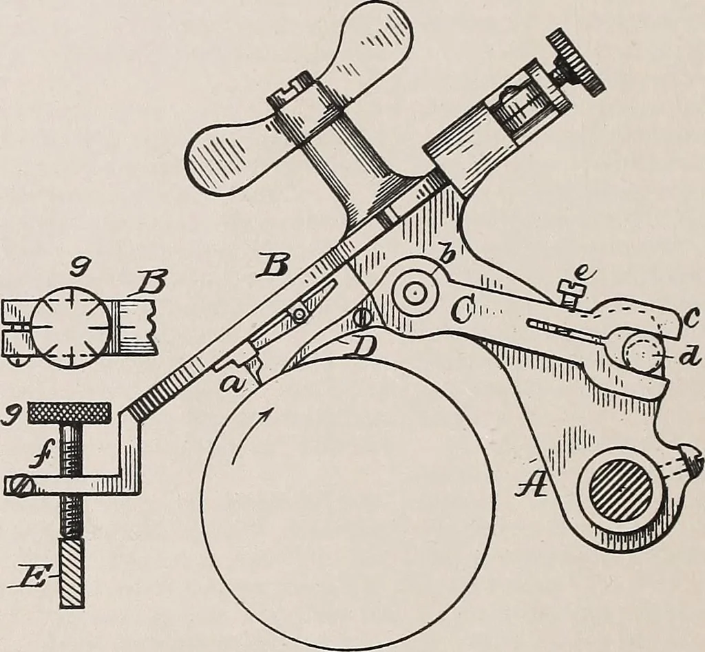 An illustration from [Graphophone patents], 1878, leaf 176