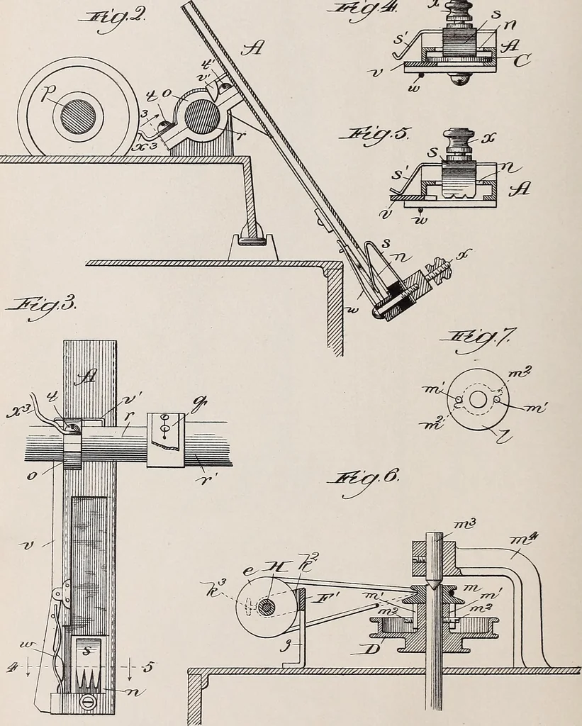 An illustration from [Graphophone patents], 1878, leaf 238