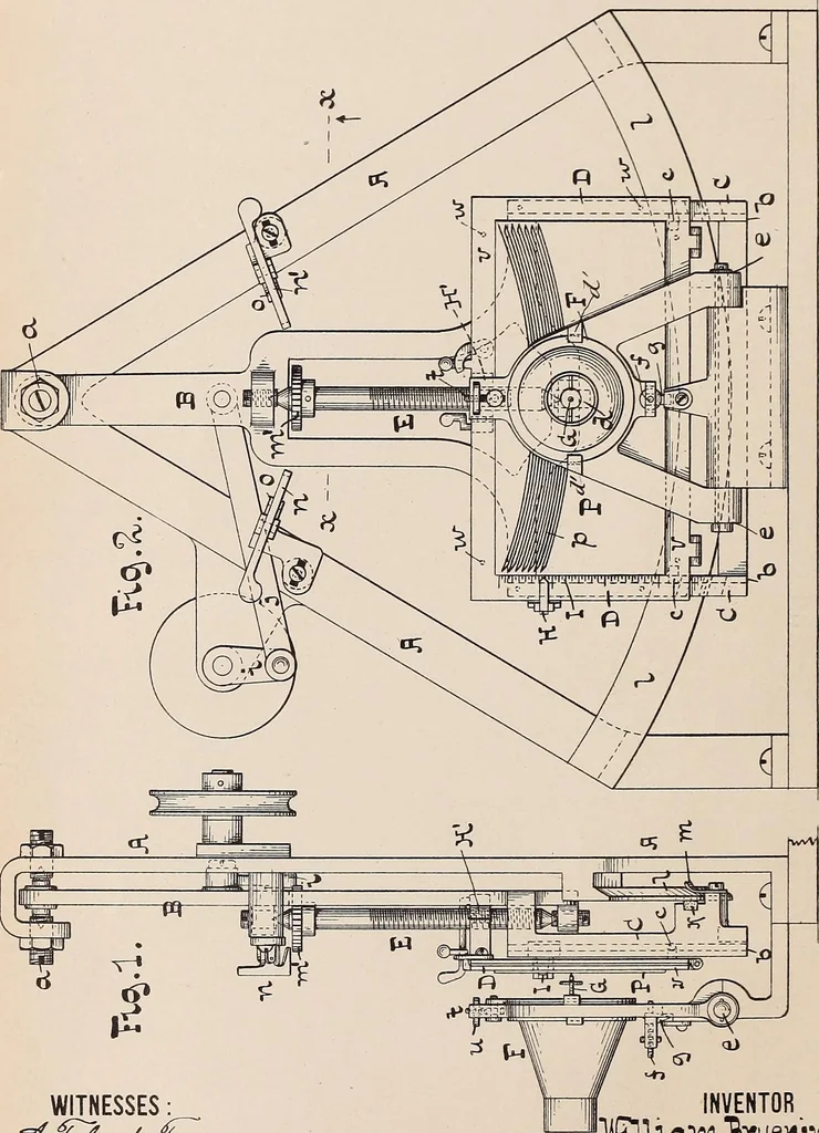 An illustration from [Graphophone patents], 1878, leaf 24