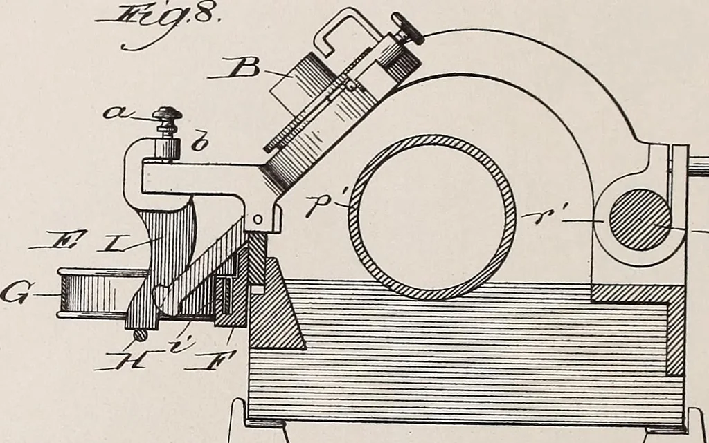 An illustration from [Graphophone patents], 1878, leaf 240