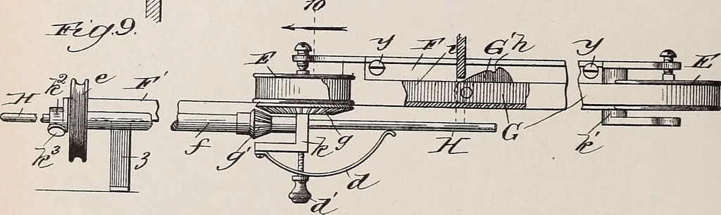 An illustration from [Graphophone patents], 1878, leaf 240