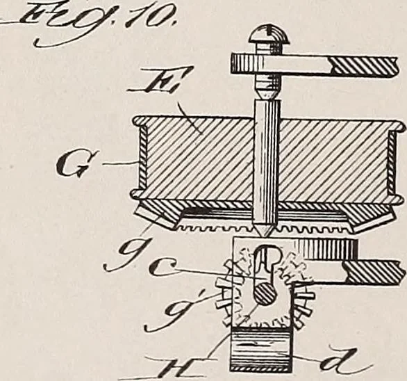 An illustration from [Graphophone patents], 1878, leaf 240