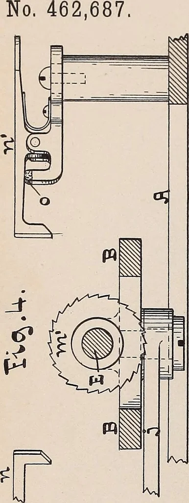An illustration from [Graphophone patents], 1878, leaf 26