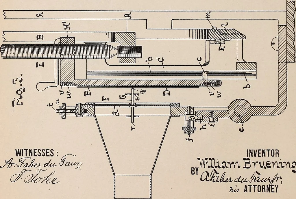An illustration from [Graphophone patents], 1878, leaf 26