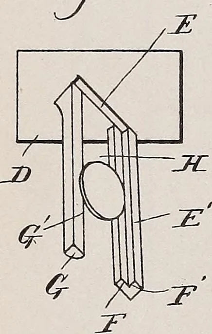 An illustration from [Graphophone patents], 1878, leaf 260