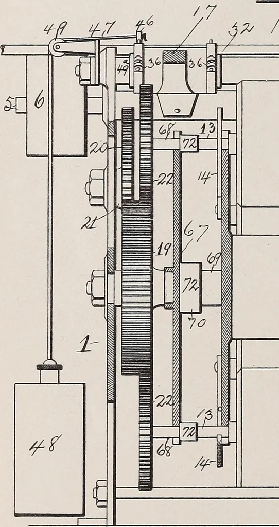 An illustration from [Graphophone patents], 1878, leaf 278