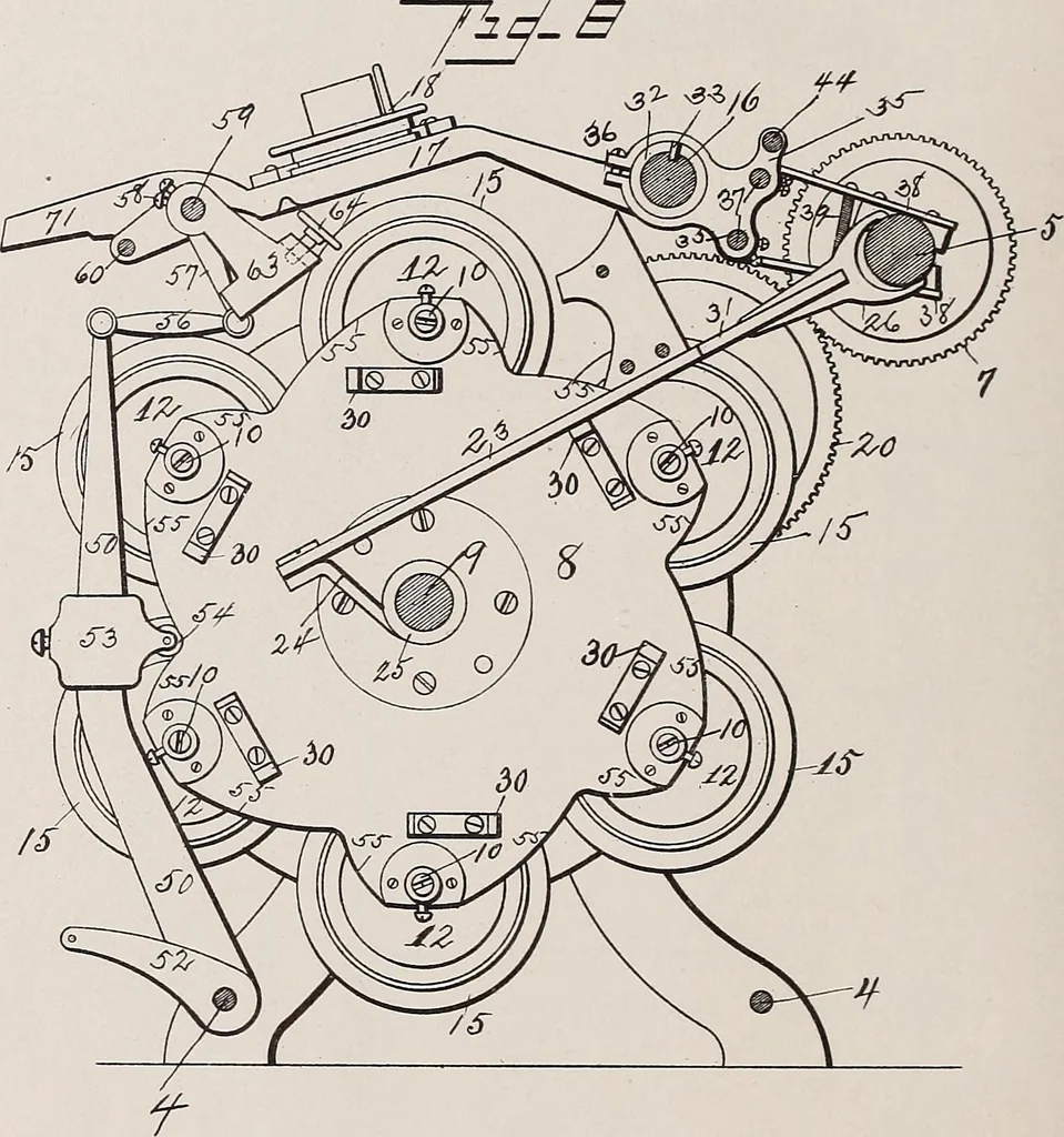 An illustration from [Graphophone patents], 1878, leaf 280