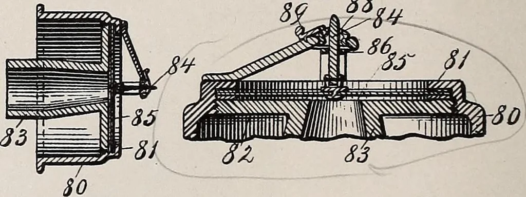 An illustration from [Graphophone patents], 1878, leaf 296