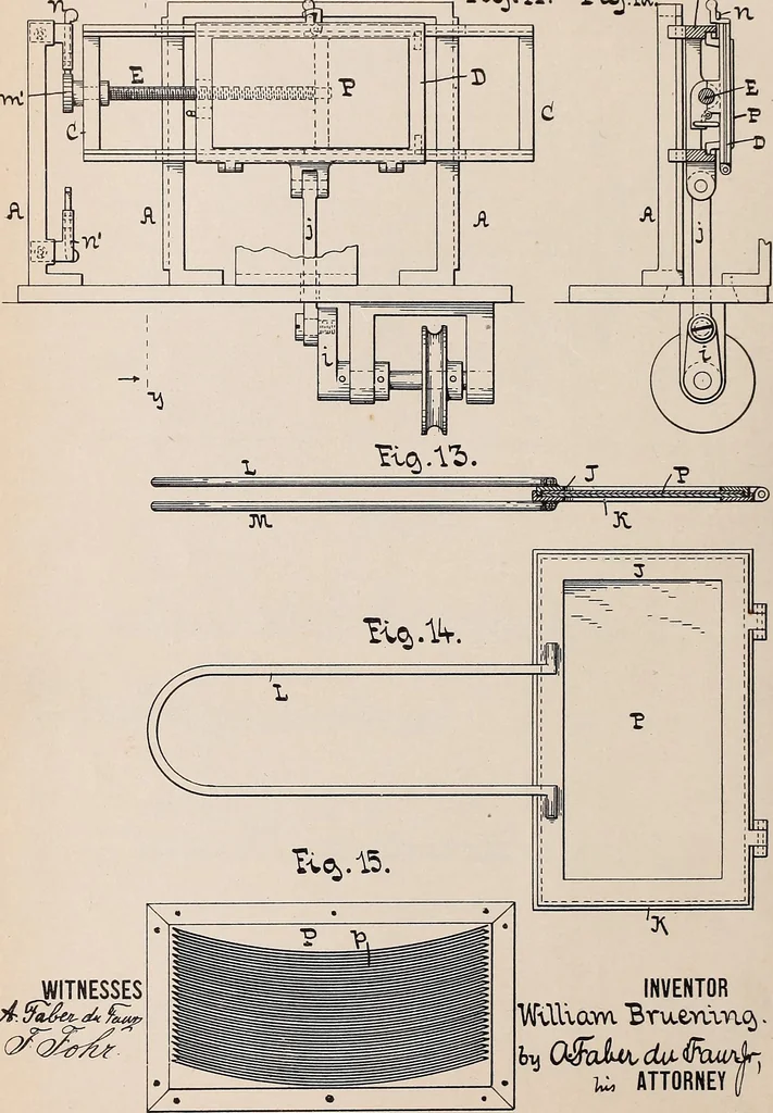 An illustration from [Graphophone patents], 1878, leaf 30