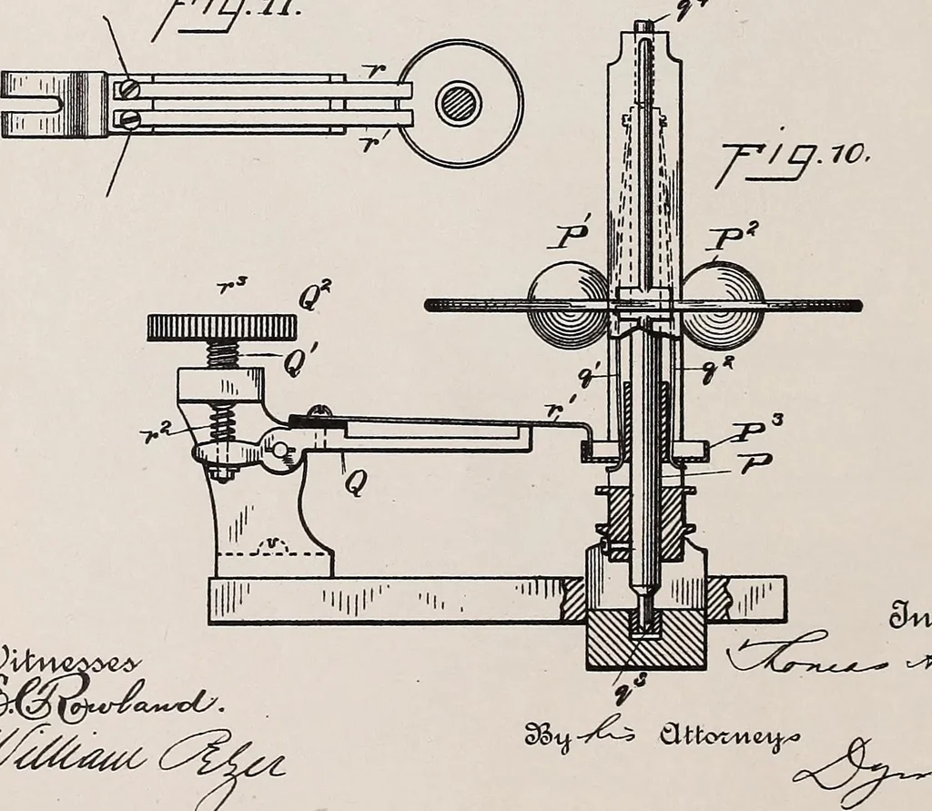 An illustration from [Graphophone patents], 1878, leaf 312