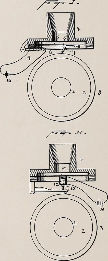 An illustration from [Graphophone patents], 1878, leaf 330