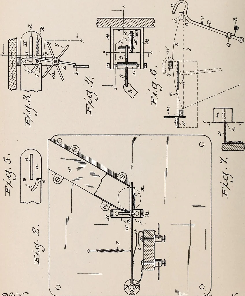An illustration from [Graphophone patents], 1878, leaf 336
