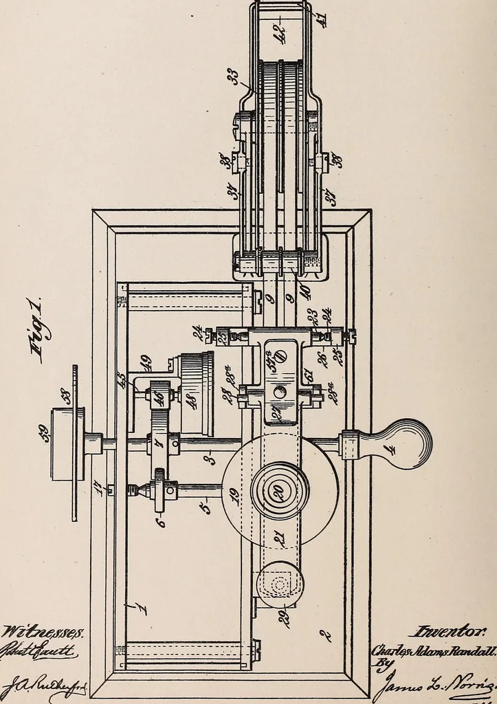 An illustration from [Graphophone patents], 1878, leaf 340