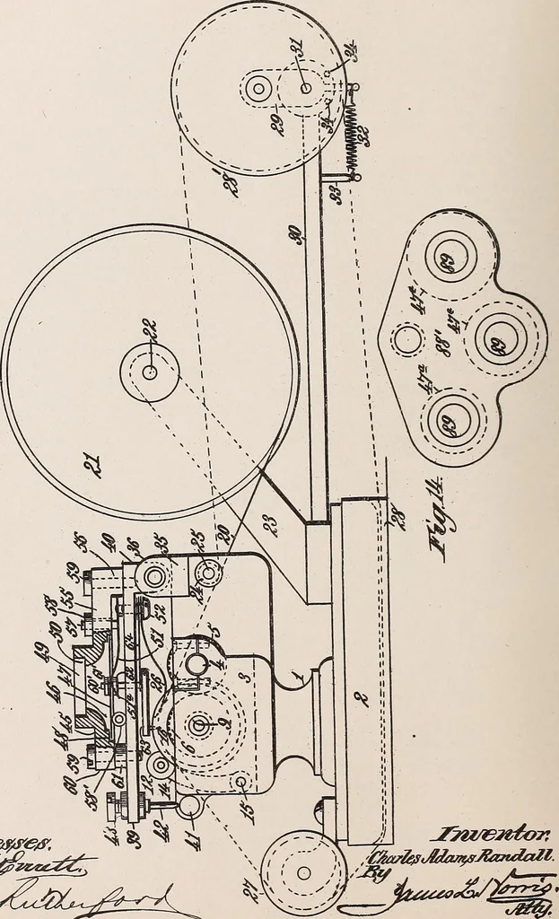 An illustration from [Graphophone patents], 1878, leaf 352