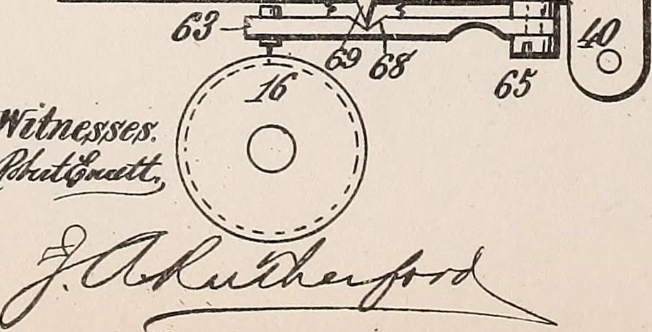 An illustration from [Graphophone patents], 1878, leaf 354