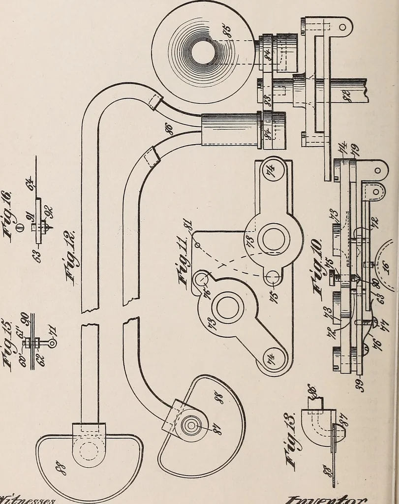 An illustration from [Graphophone patents], 1878, leaf 356