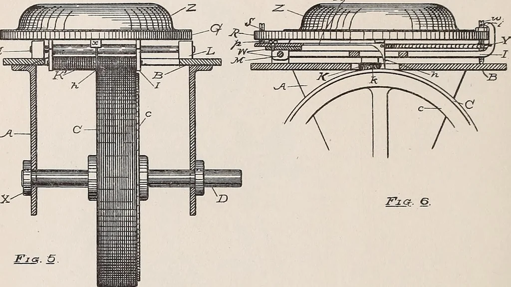 An illustration from [Graphophone patents], 1878, leaf 366
