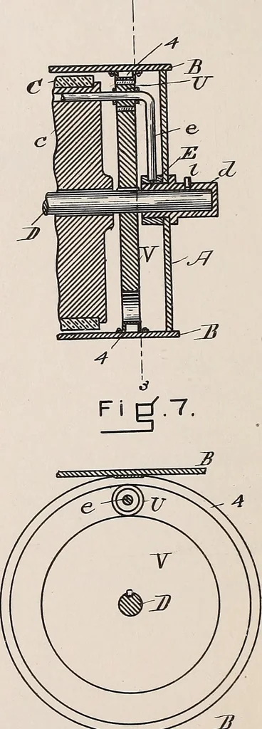 An illustration from [Graphophone patents], 1878, leaf 368