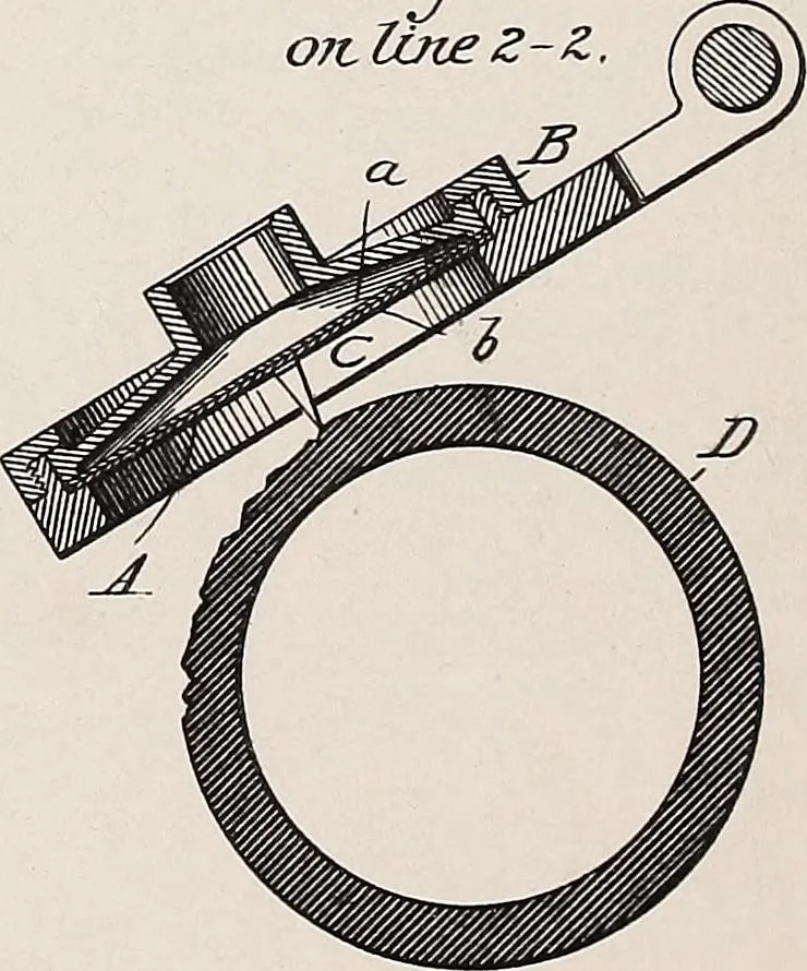 An illustration from [Graphophone patents], 1878, leaf 374