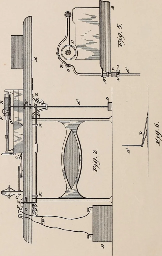 An illustration from [Graphophone patents], 1878, leaf 38