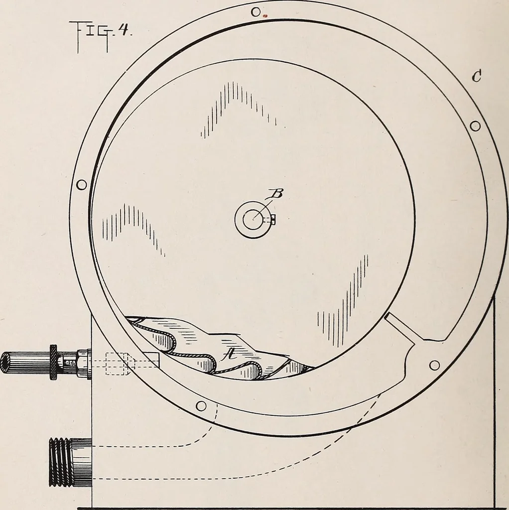 An illustration from [Graphophone patents], 1878, leaf 408