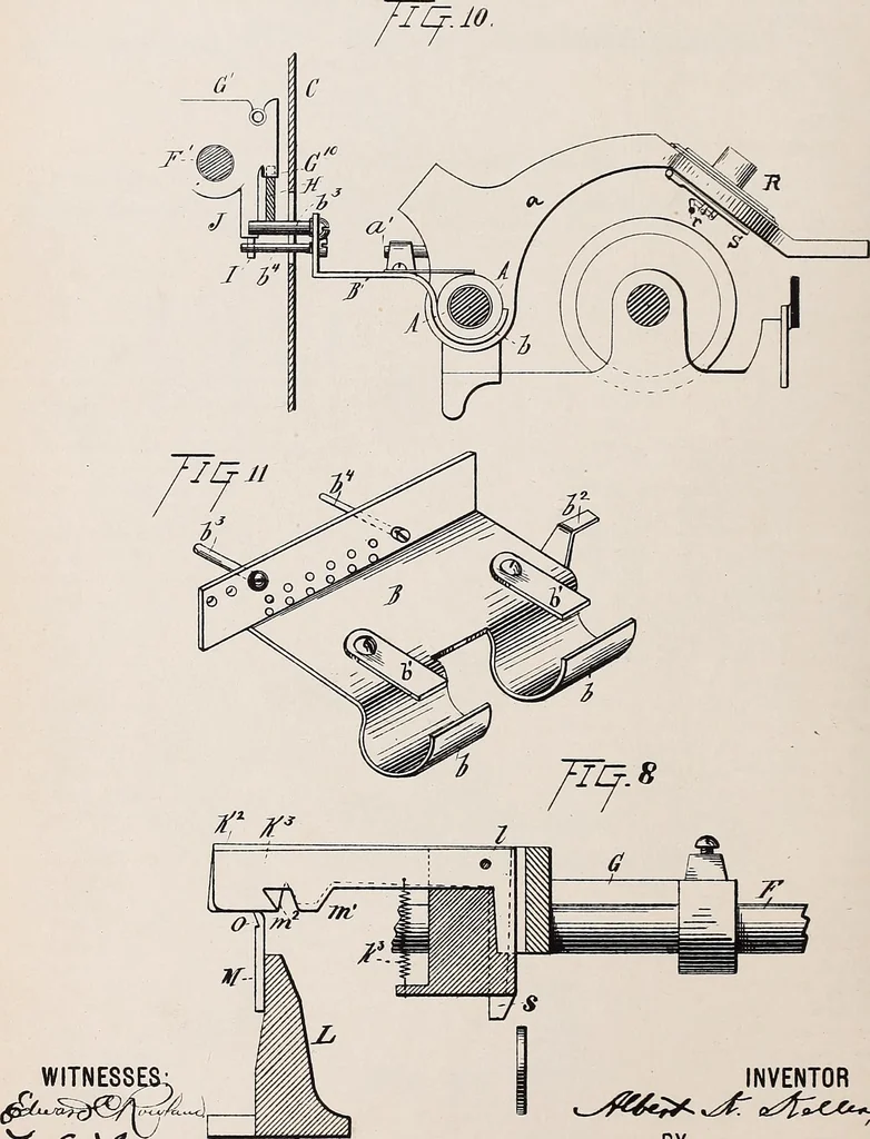 An illustration from [Graphophone patents], 1878, leaf 426