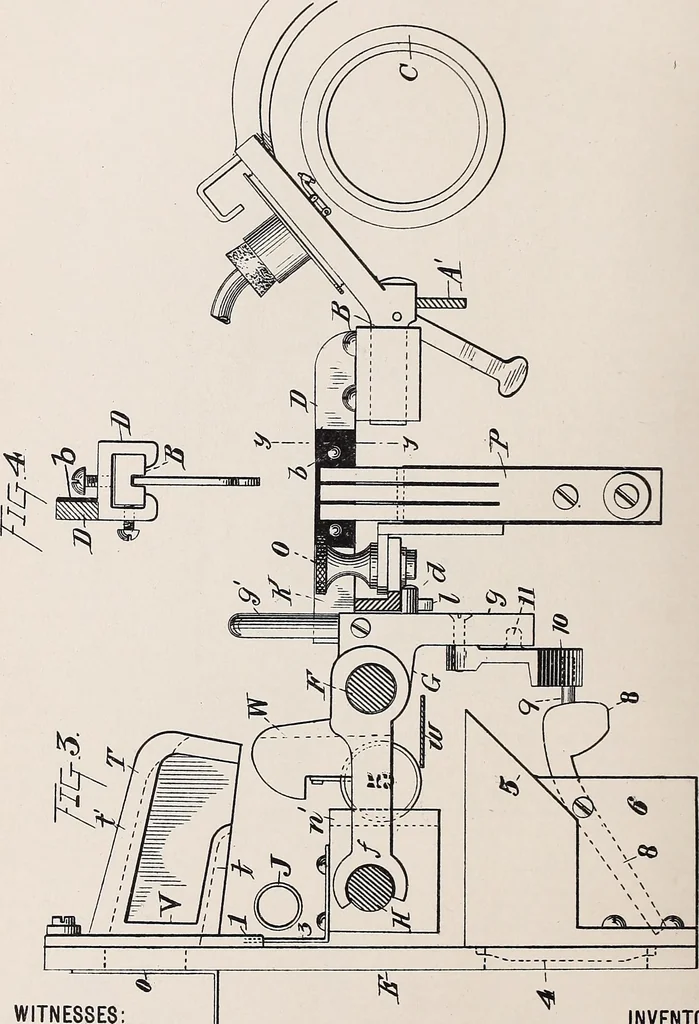 An illustration from [Graphophone patents], 1878, leaf 462