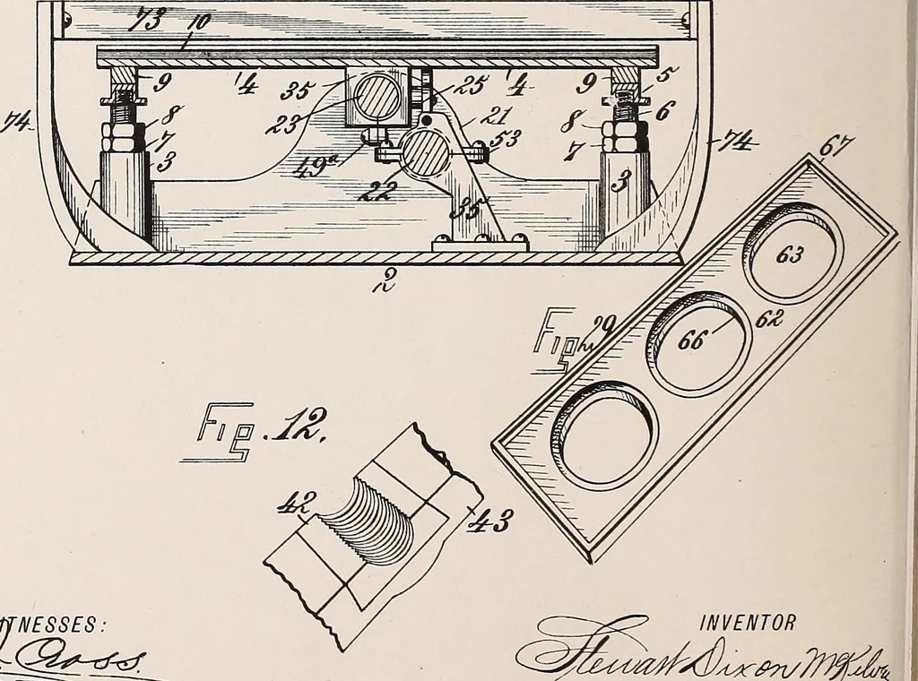 An illustration from [Graphophone patents], 1878, leaf 482
